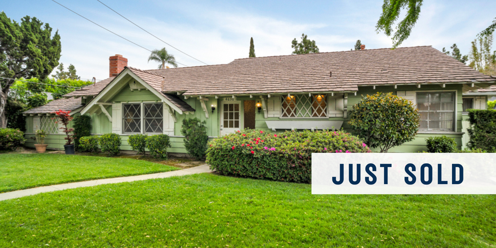 JUST SOLD in Toluca Lake header image.