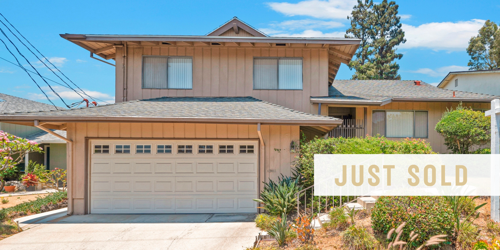 JUST SOLD in Eagle Rock header image.