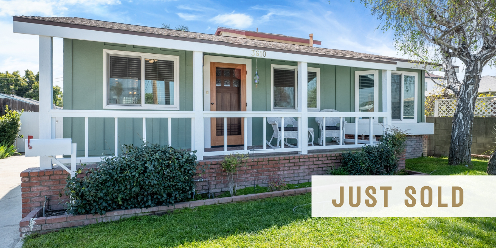 JUST SOLD in Burbank header image.