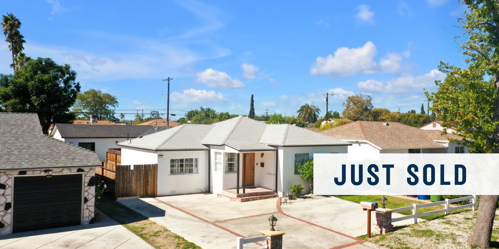 JUST SOLD in North Hollywood header image.