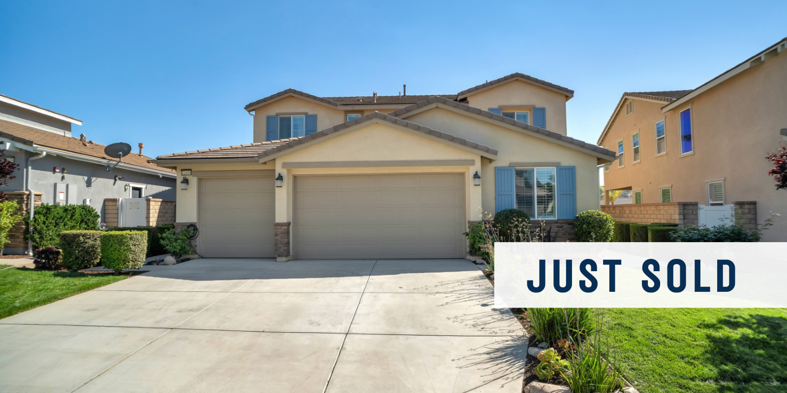 JUST SOLD in Santa Clarita header image.