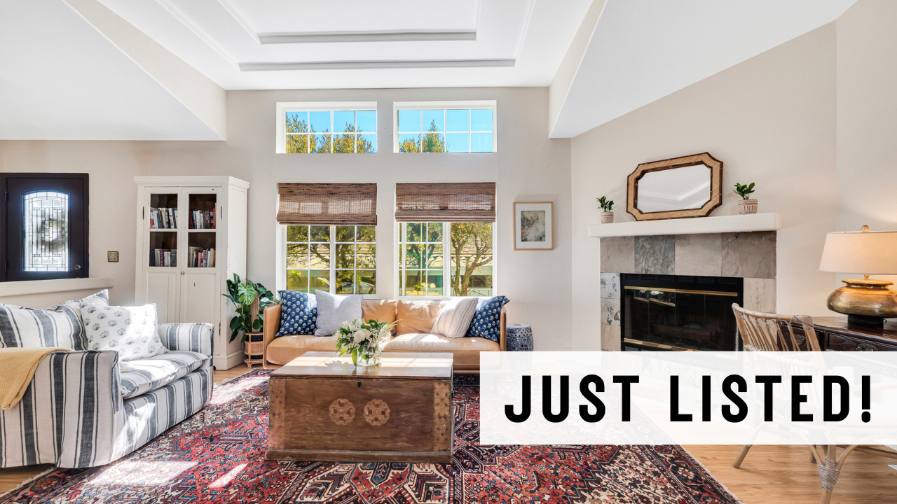 JUST LISTED in Topanga header image.