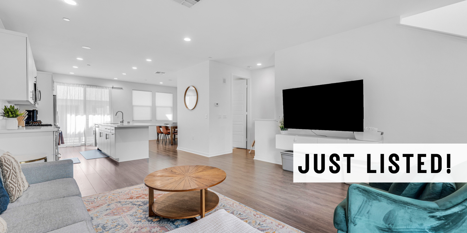 JUST LISTED in Northridge header image.