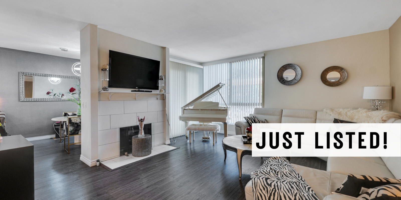 JUST LISTED in Encino header image.