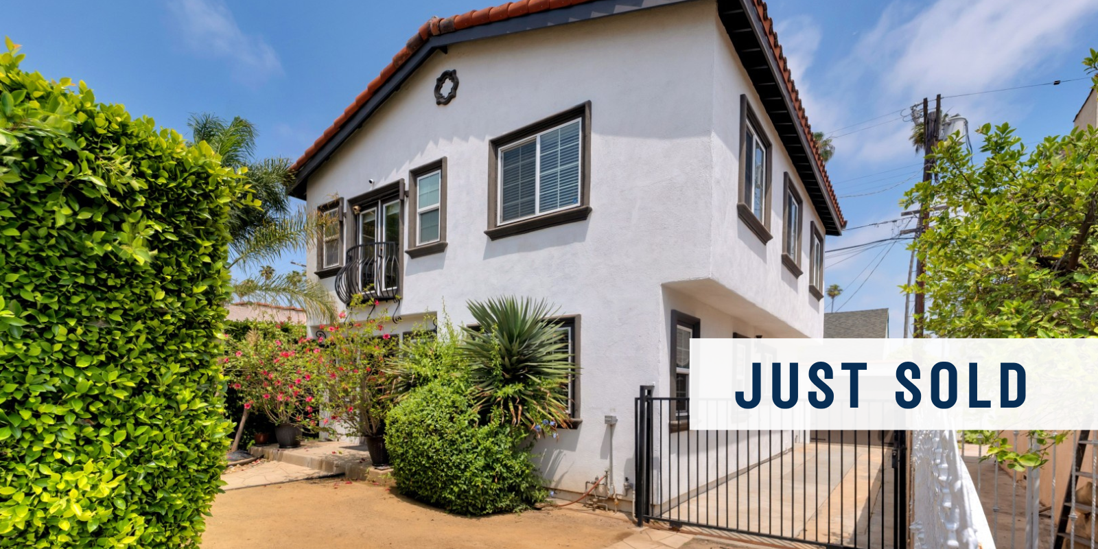 JUST SOLD in Los Angeles header image.