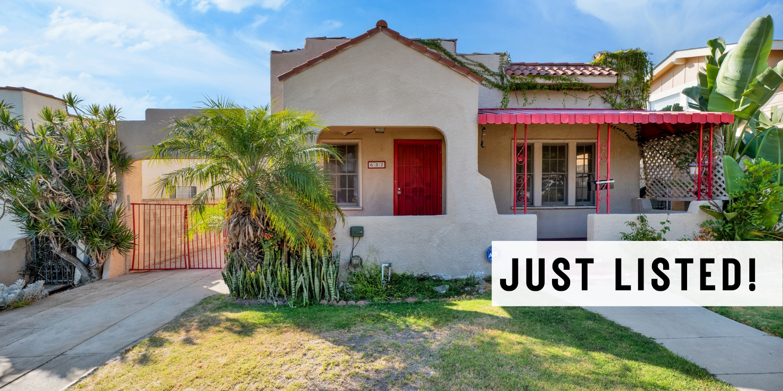 Just Listed in Burbank header image.