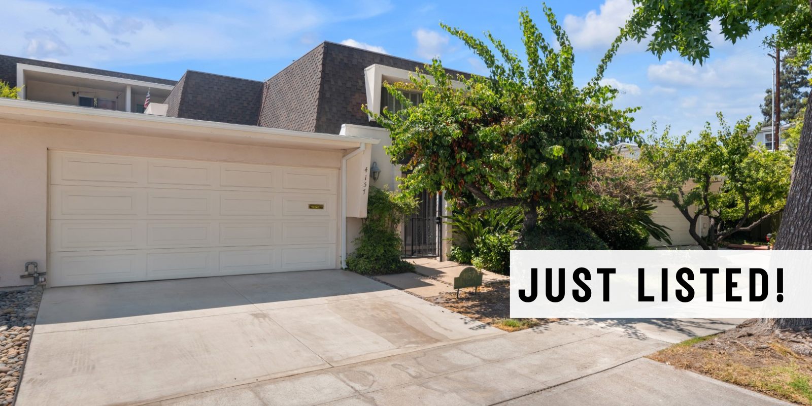 JUST LISTED in Burbank header image.