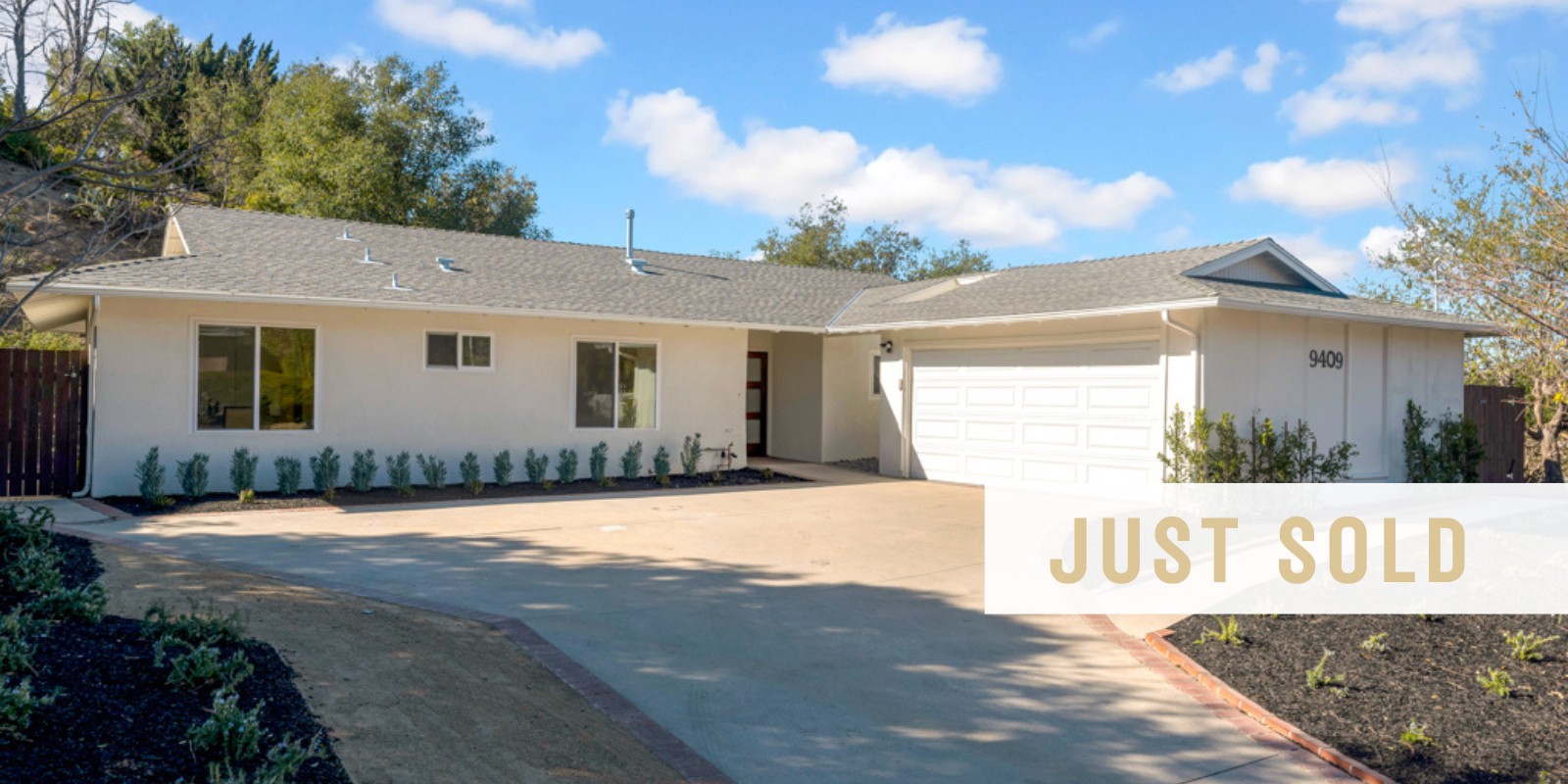 JUST SOLD in Tujunga header image.