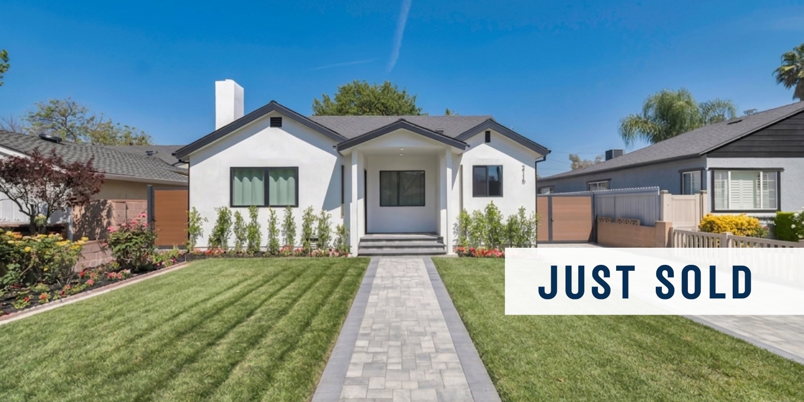 JUST SOLD in Burbank header image.