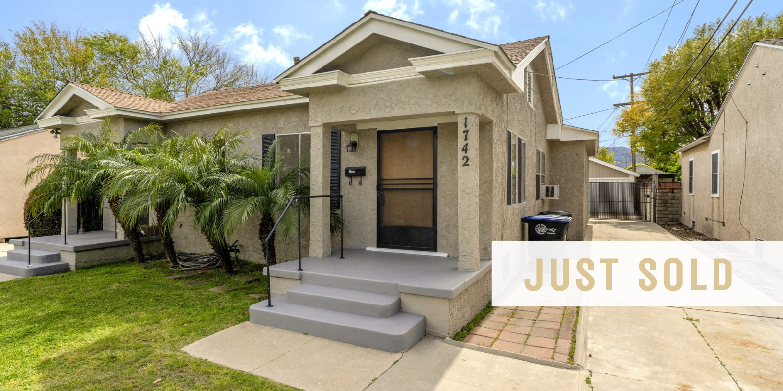 JUST SOLD in Glendale header image.