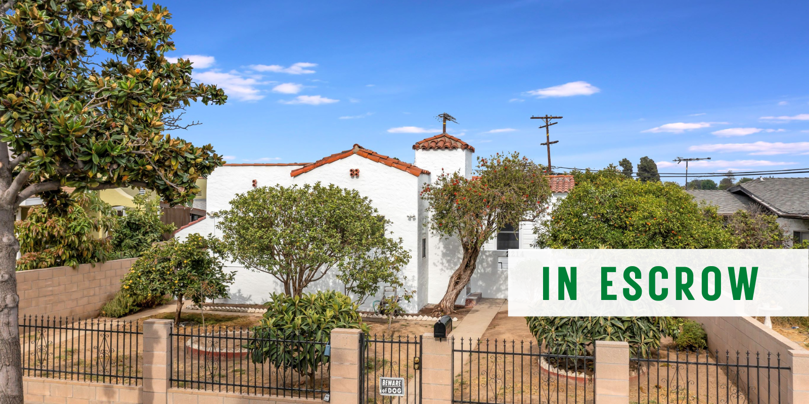 Under Contract in Alhambra header image.