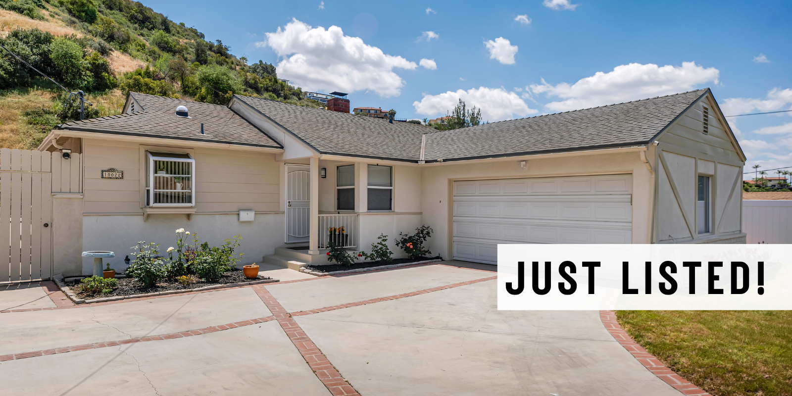 JUST LISTED in Sun Valley header image.