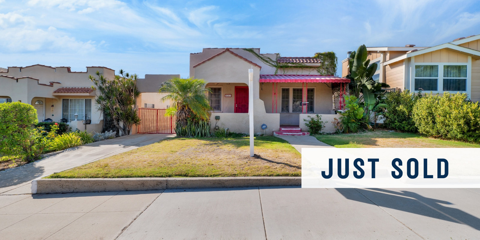 JUST SOLD in Burbank header image.