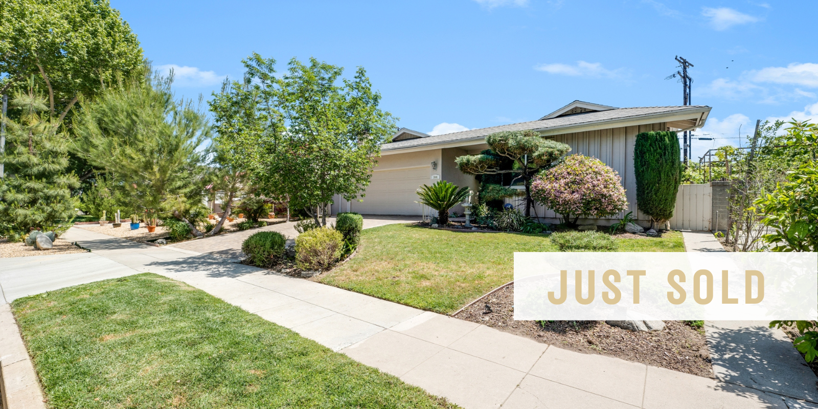 JUST SOLD in BURBANK header image.