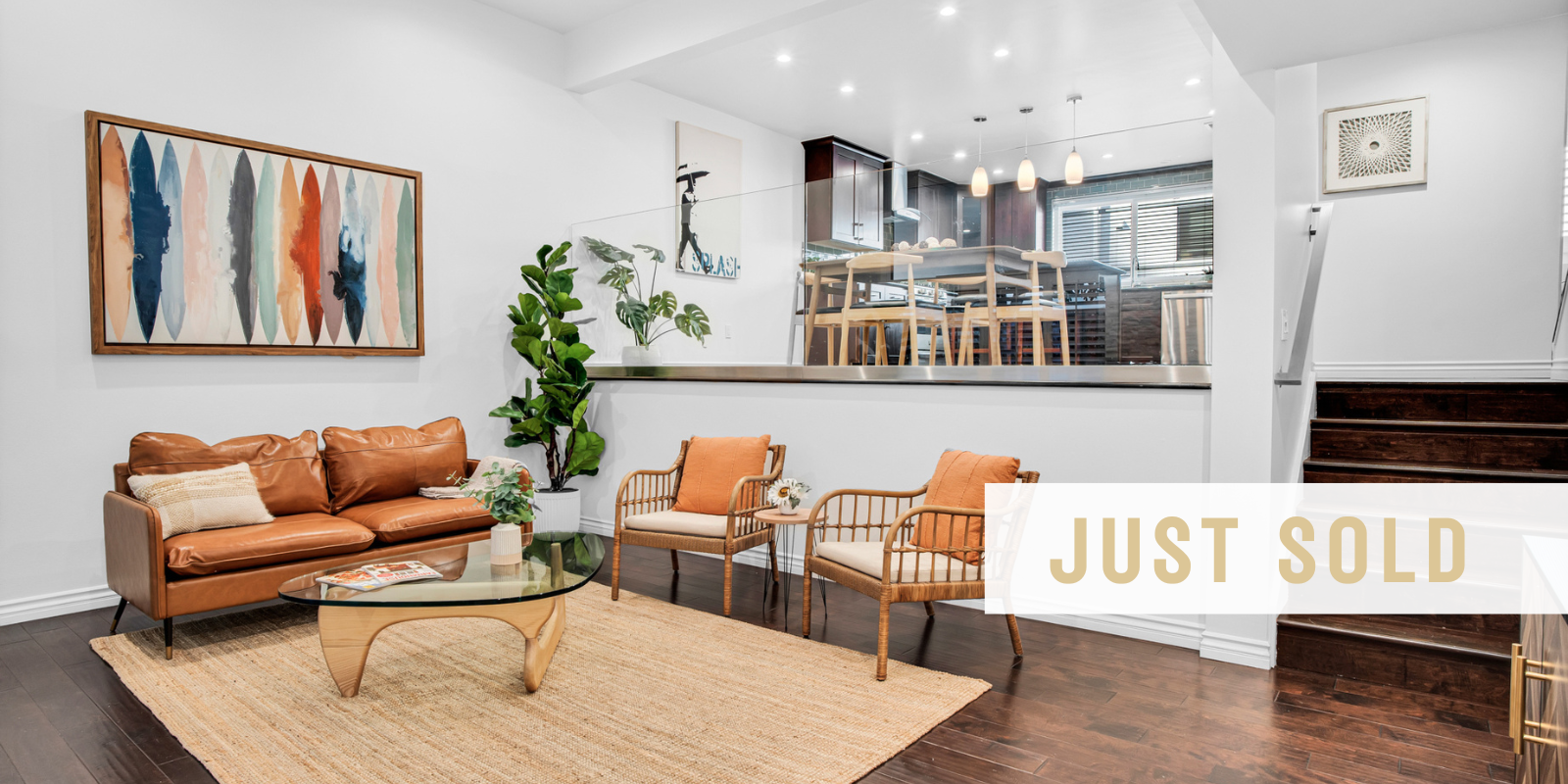 JUST SOLD in Burbank header image.