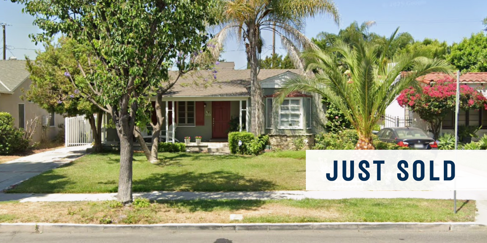 JUST SOLD in Burbank header image.