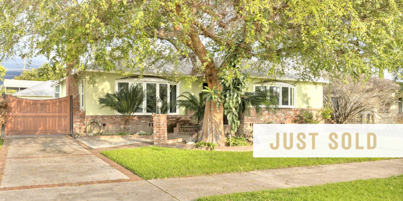 JUST SOLD in Burbank header image.
