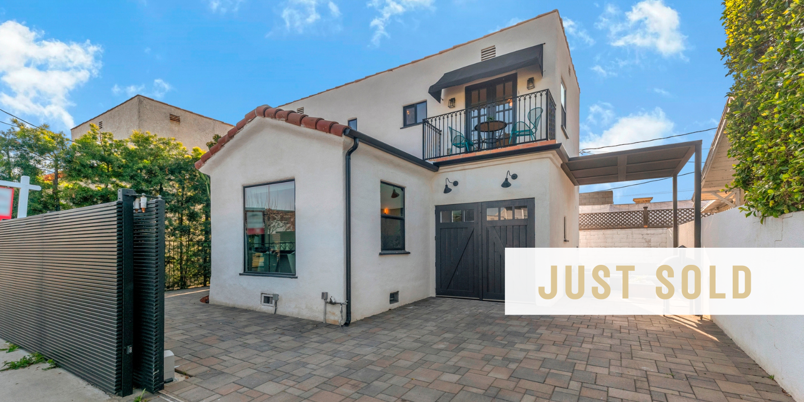 JUST SOLD in Los Angeles header image.