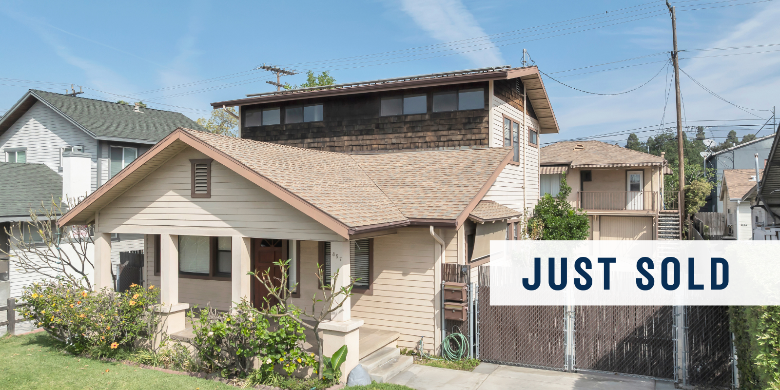 JUST SOLD in Glendale header image.