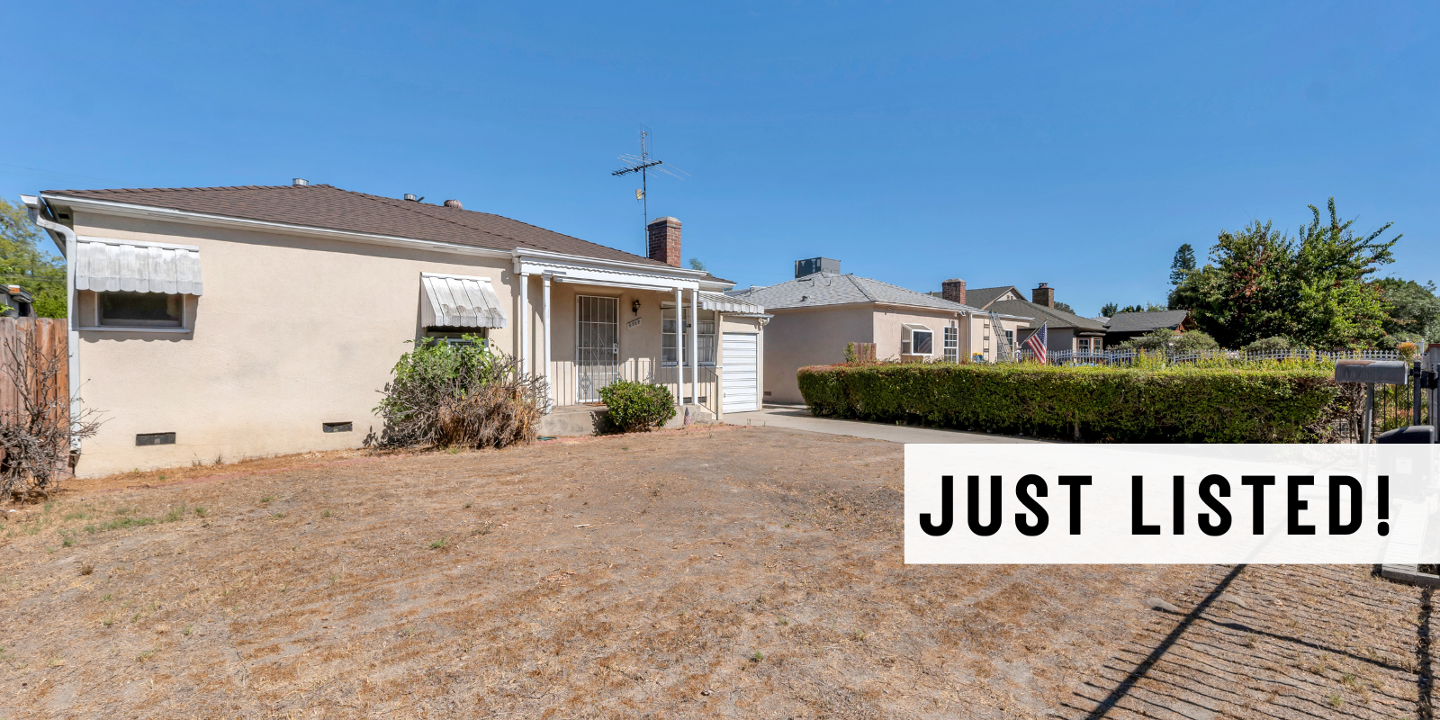 JUST LISTED in North Hollywood header image.