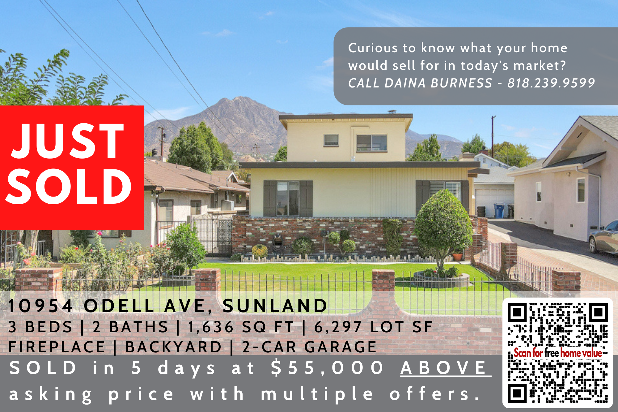 Just Sold in Sunland header image.