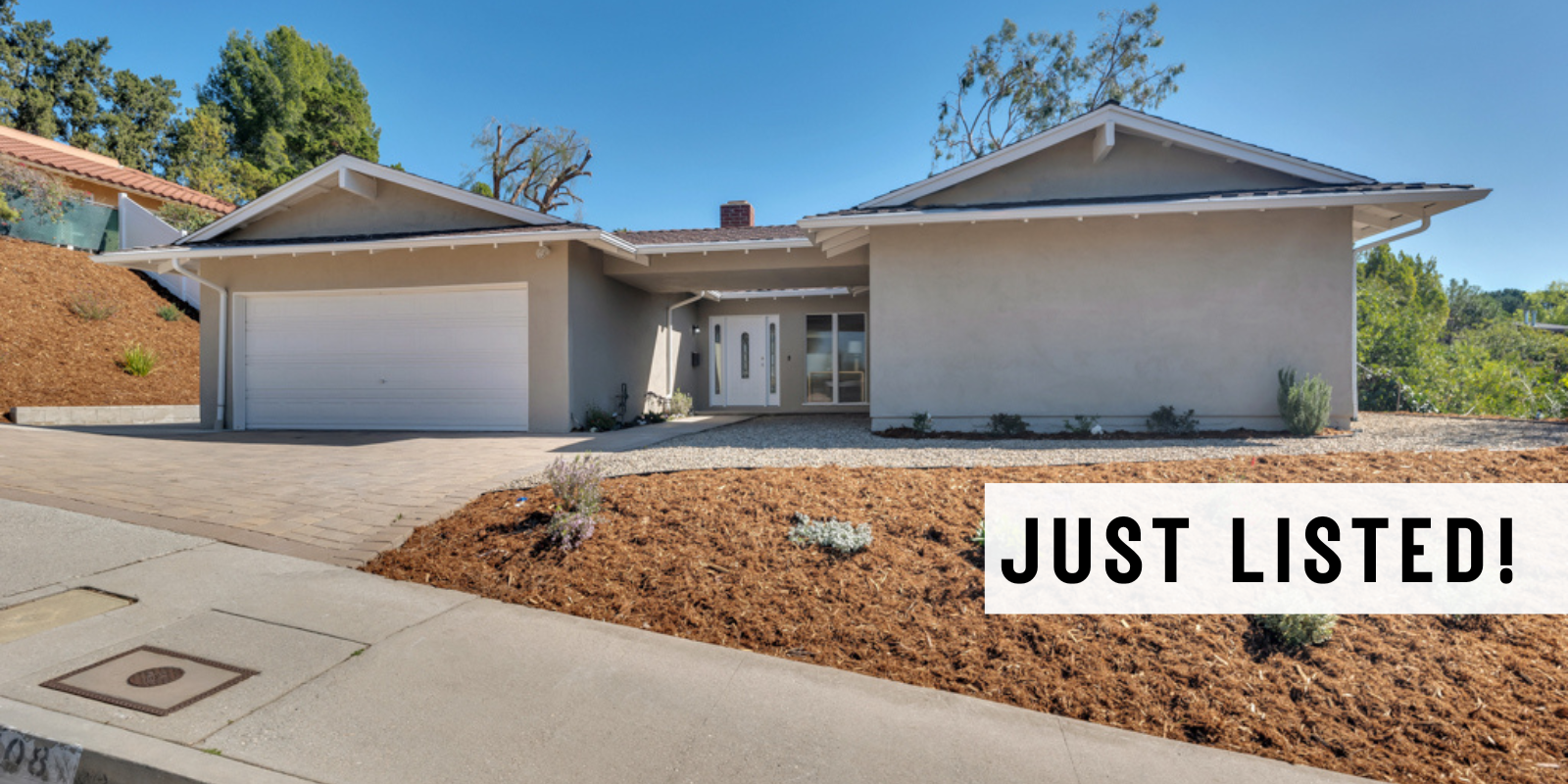 JUST LISTED in Granada Hills header image.