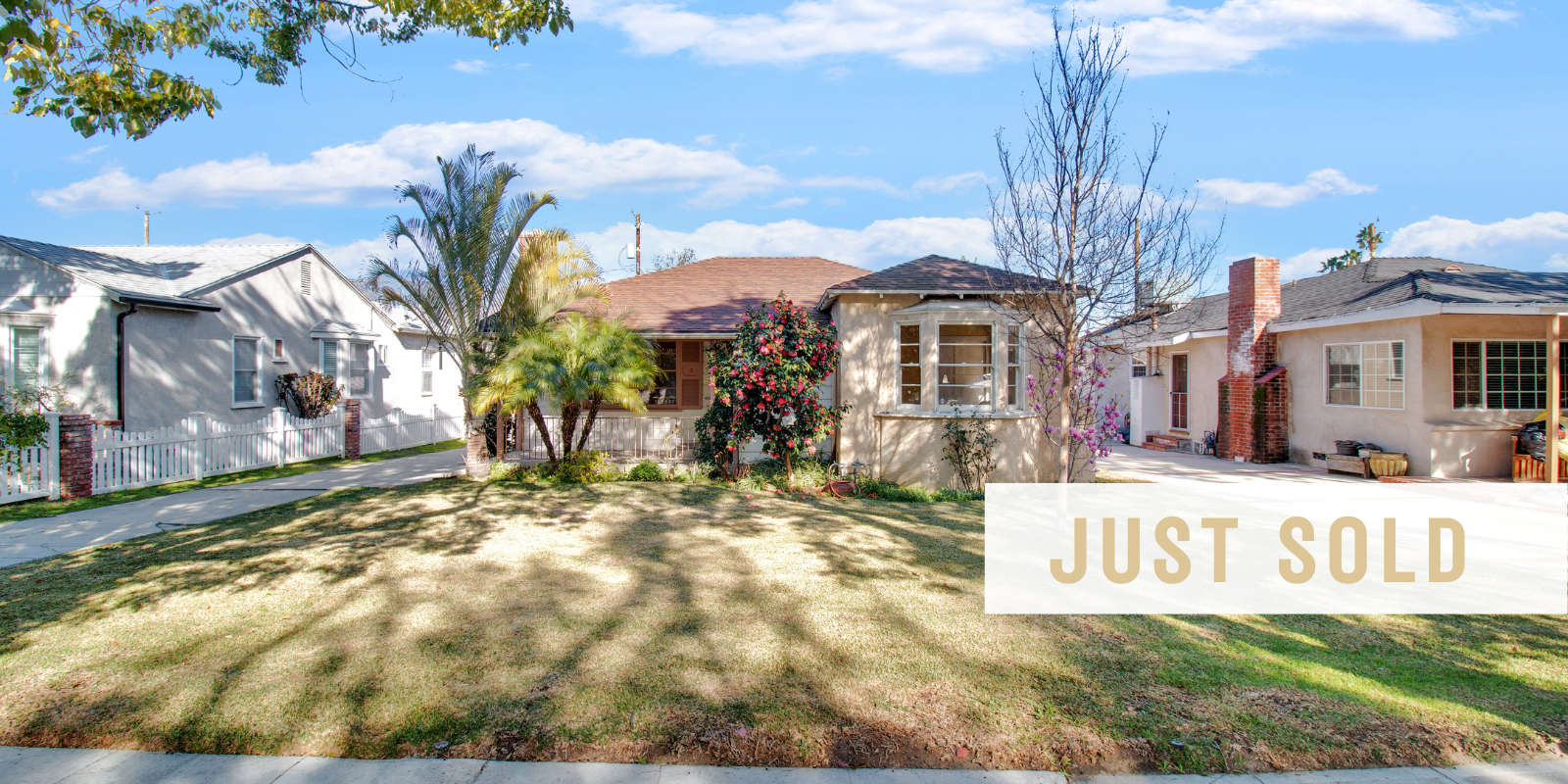 JUST SOLD in BURBANK header image.