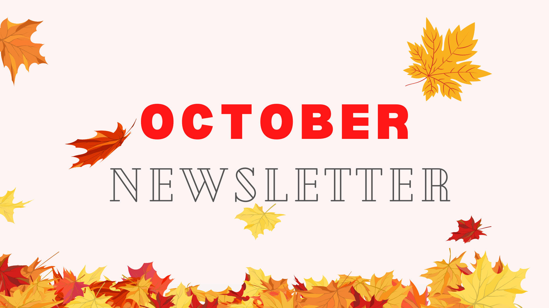 October Themed header image.