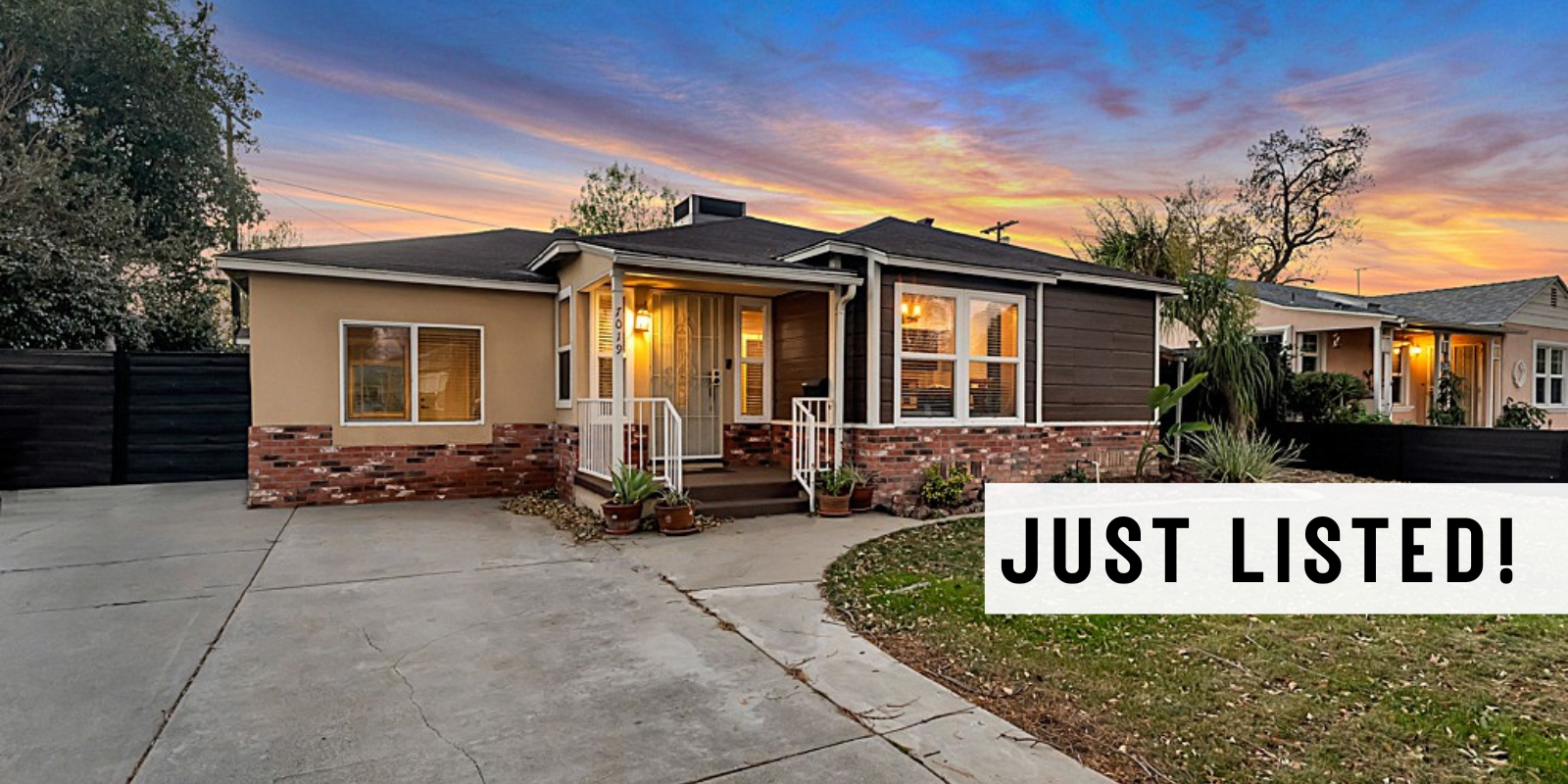 JUST LISTED in Reseda header image.