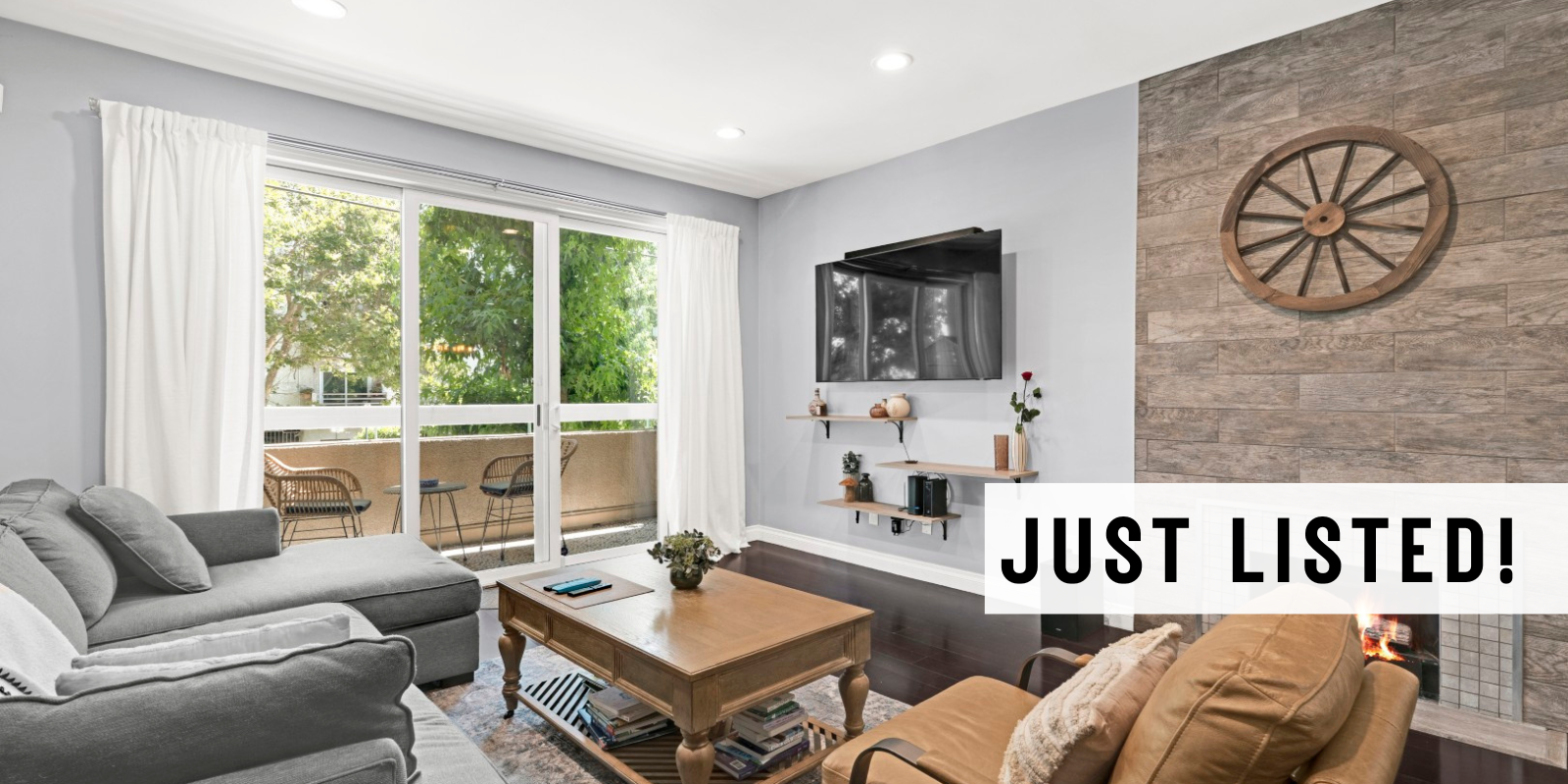 JUST LISTED in North Hollywood header image.