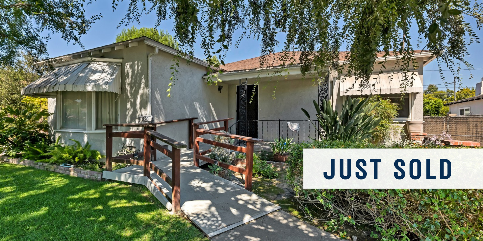 JUST SOLD in Burbank header image.