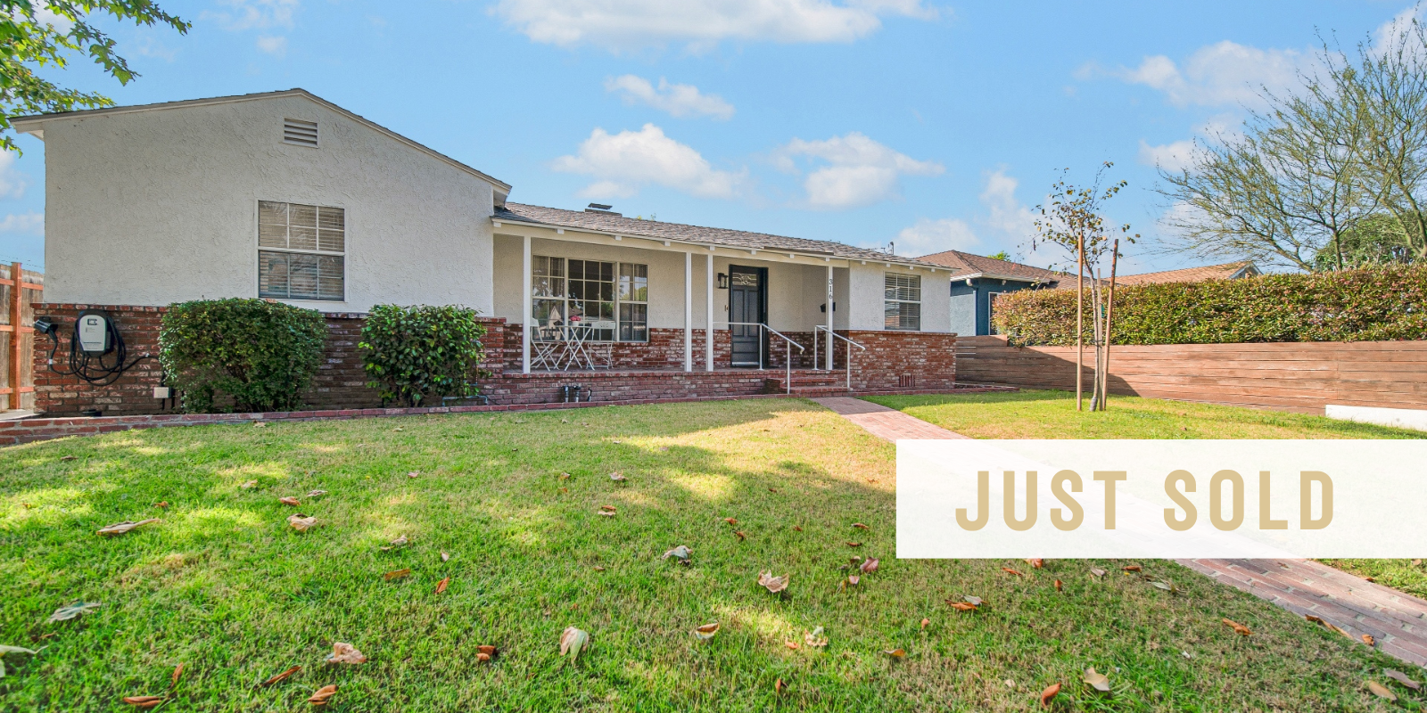 JUST SOLD in Burbank header image.