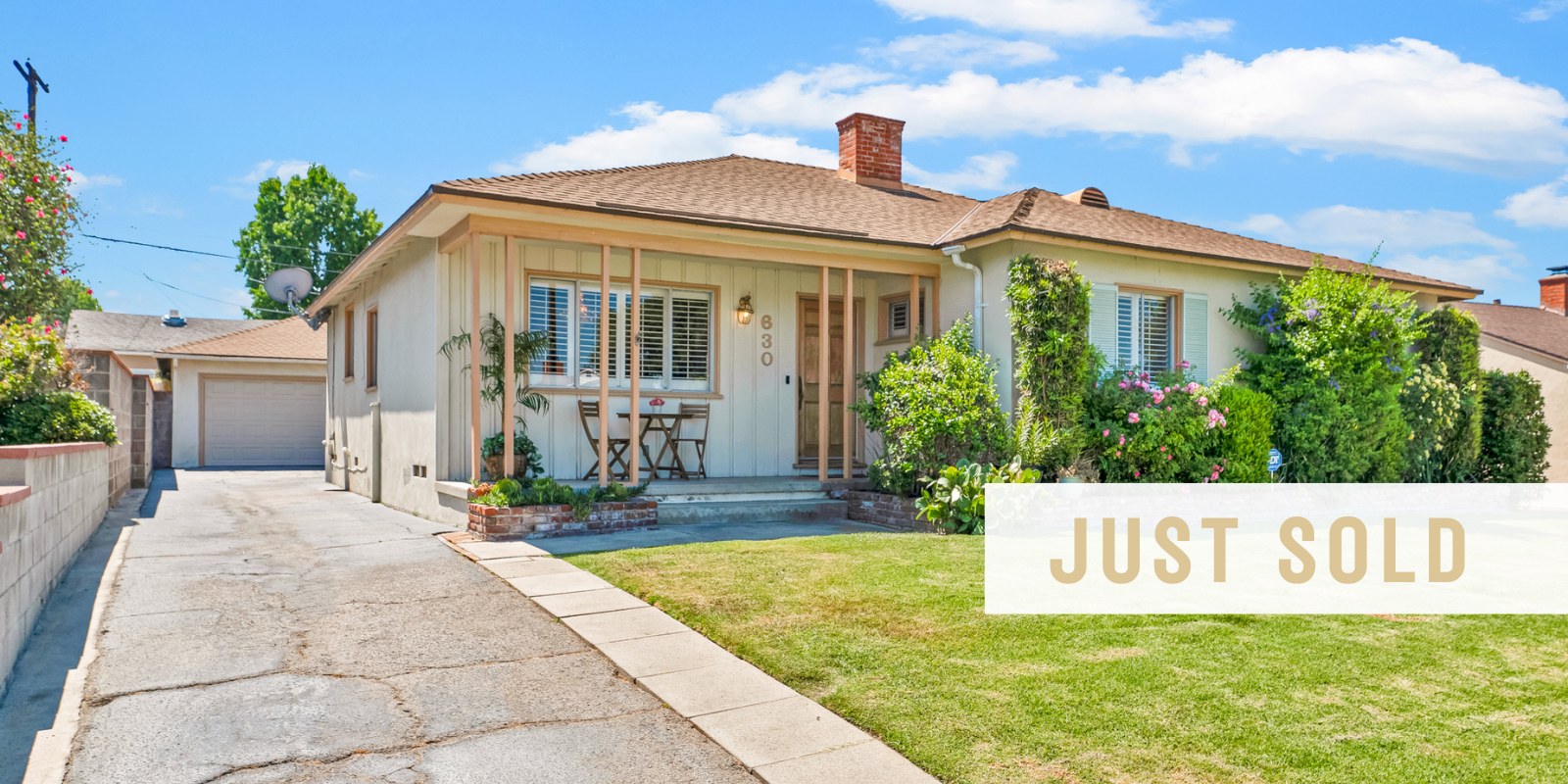 JUST SOLD in Burbank header image.