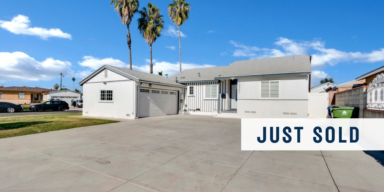 JUST SOLD in North Hollywood header image.