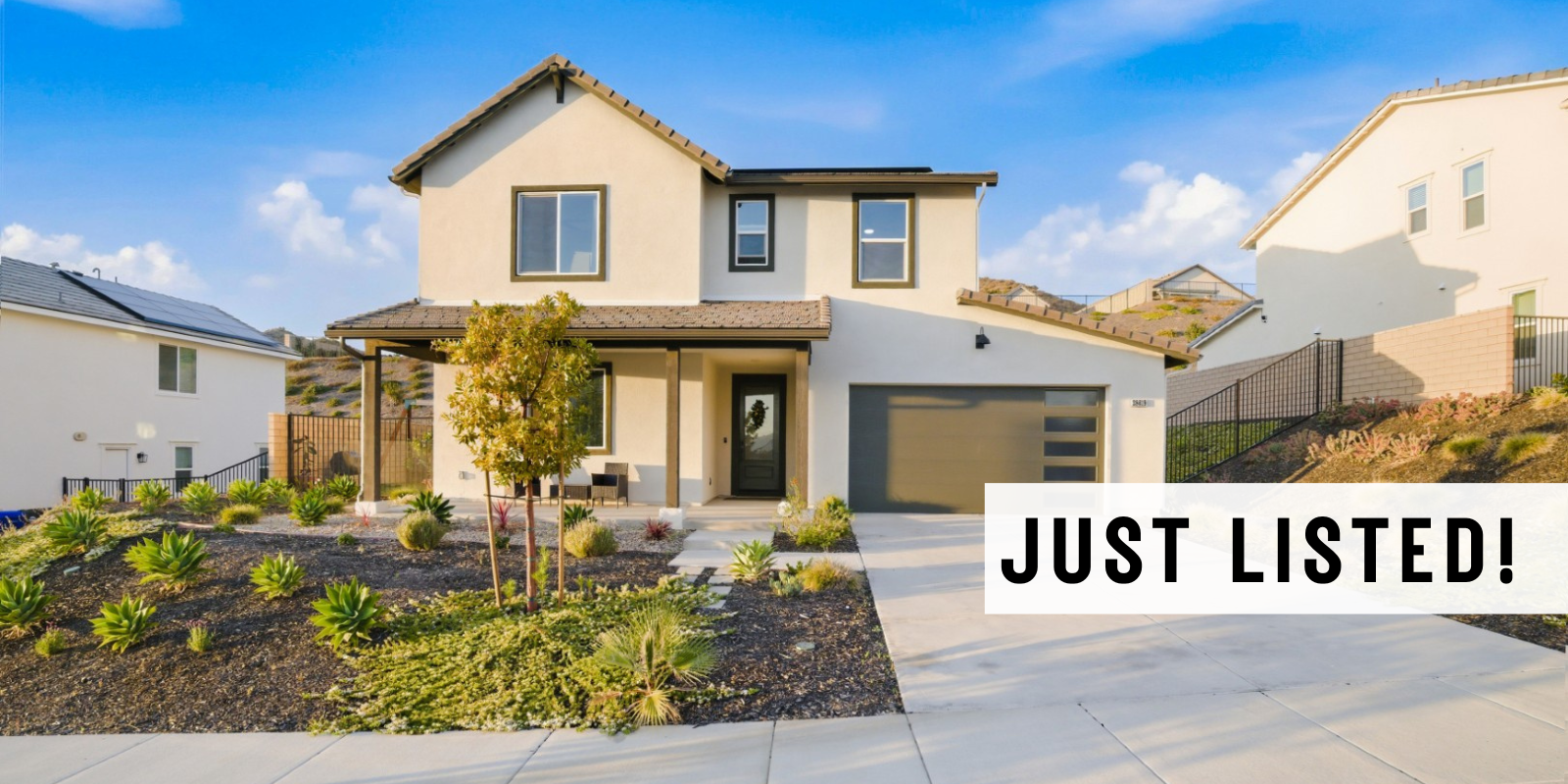 JUST LISTED in Castaic header image.