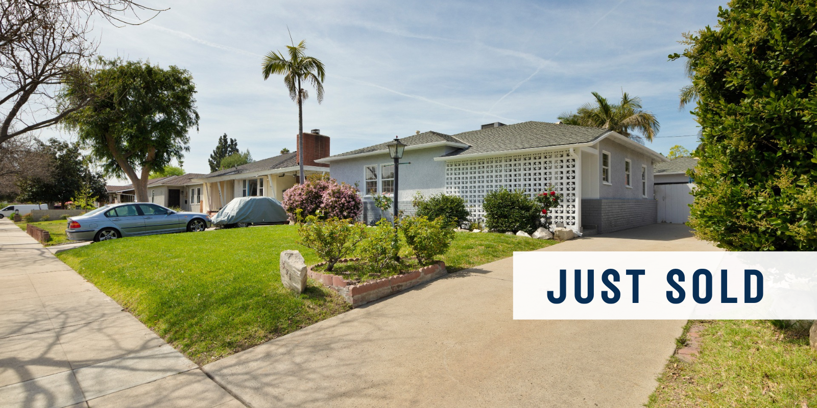 JUST SOLD in Burbank header image.