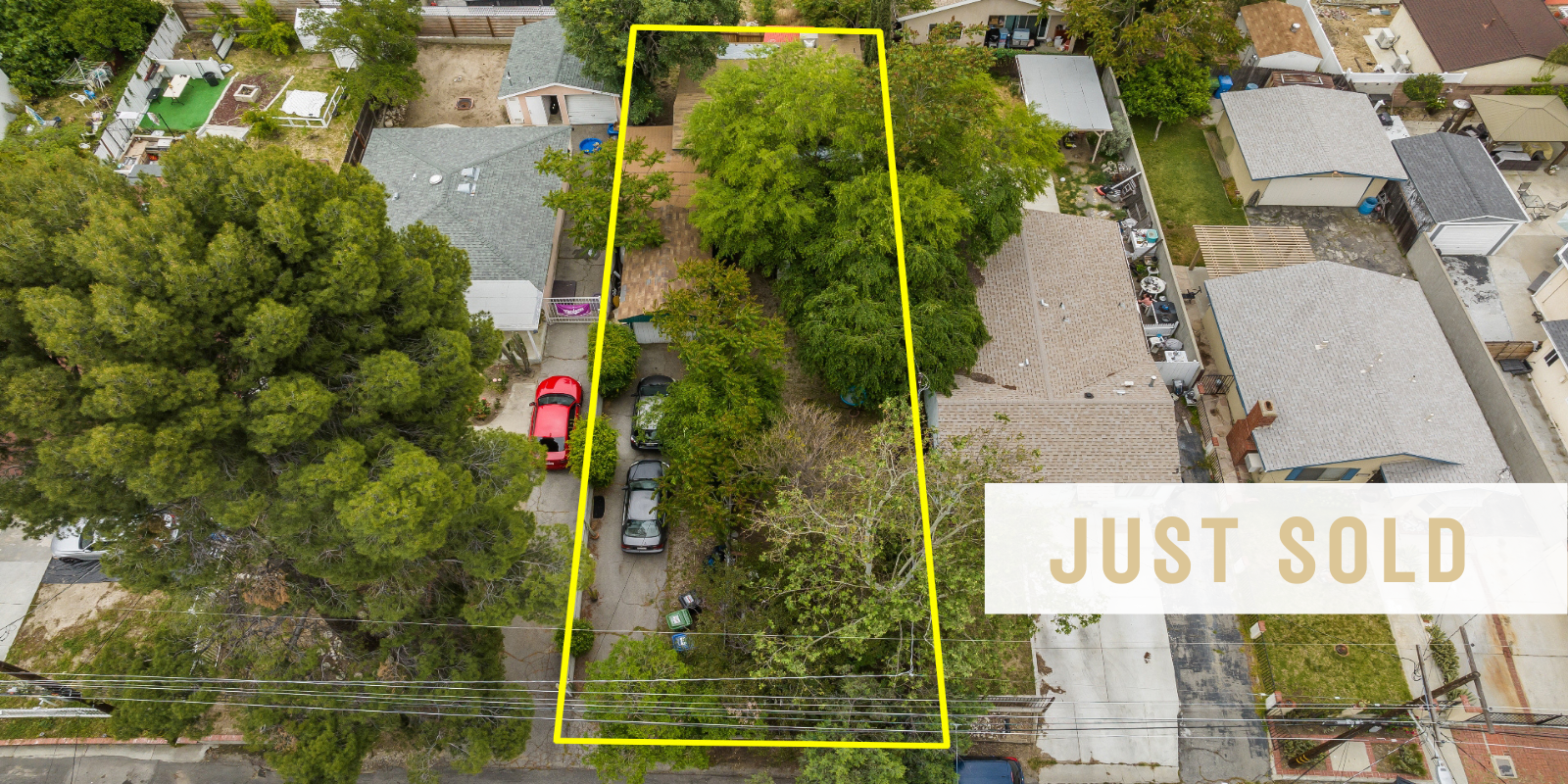 JUST SOLD in Tujunga header image.