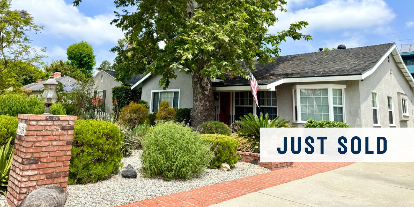 JUST SOLD in Valley Village header image.