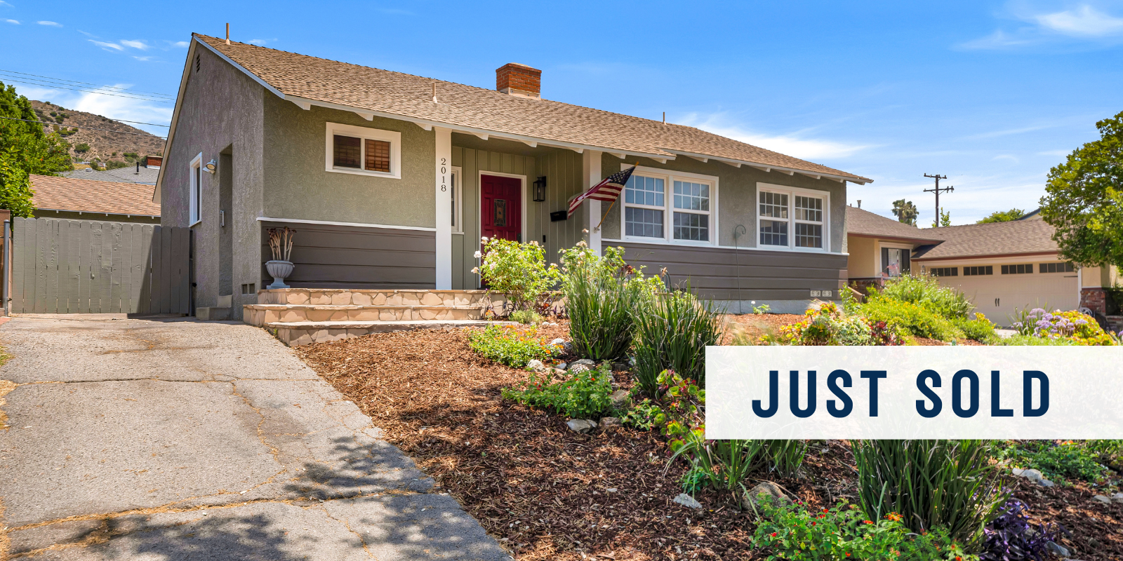 JUST SOLD in Burbank header image.