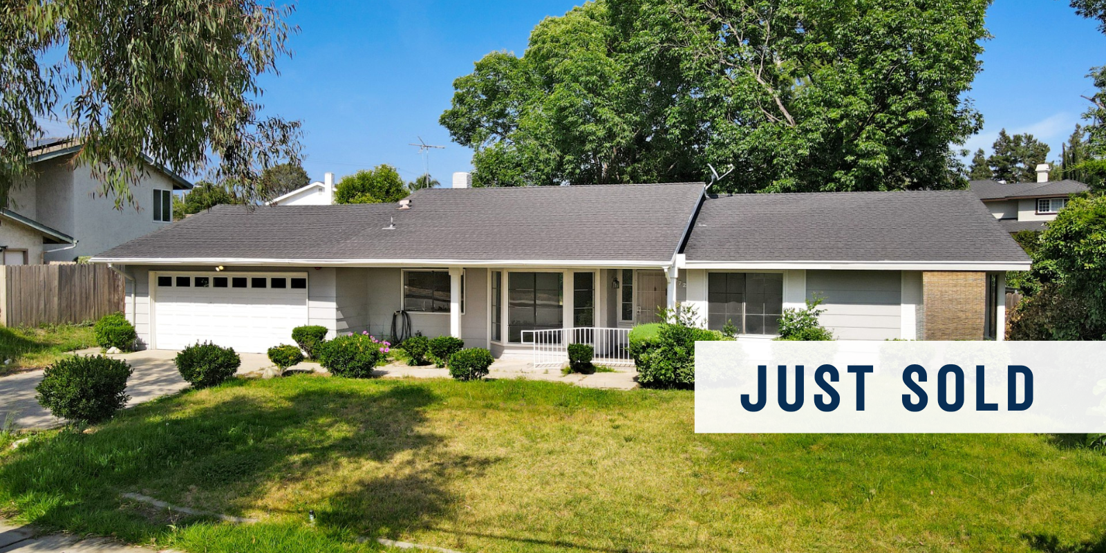 JUST SOLD in Claremont header image.