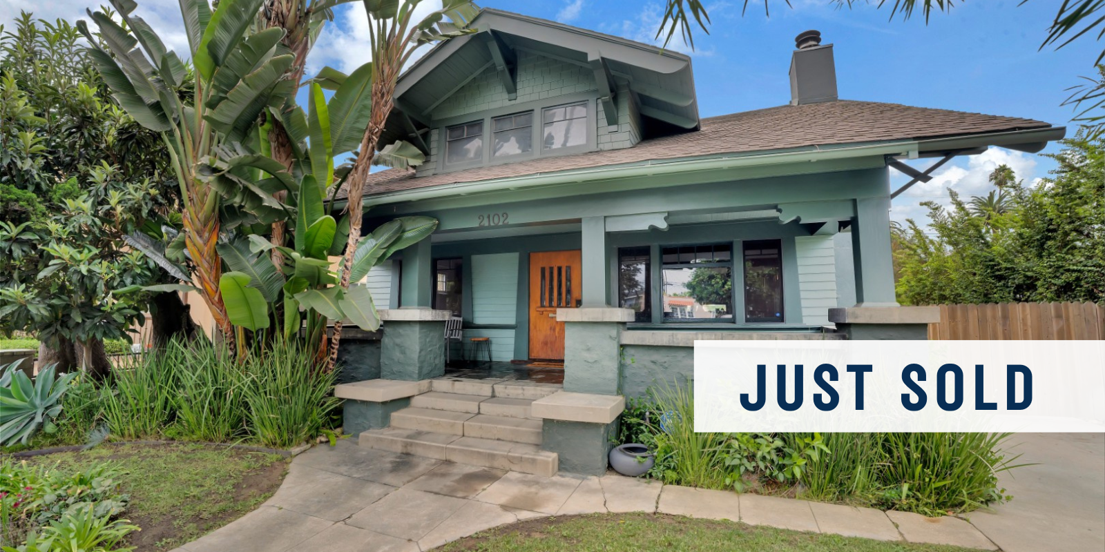 JUST SOLD in Los Angeles header image.