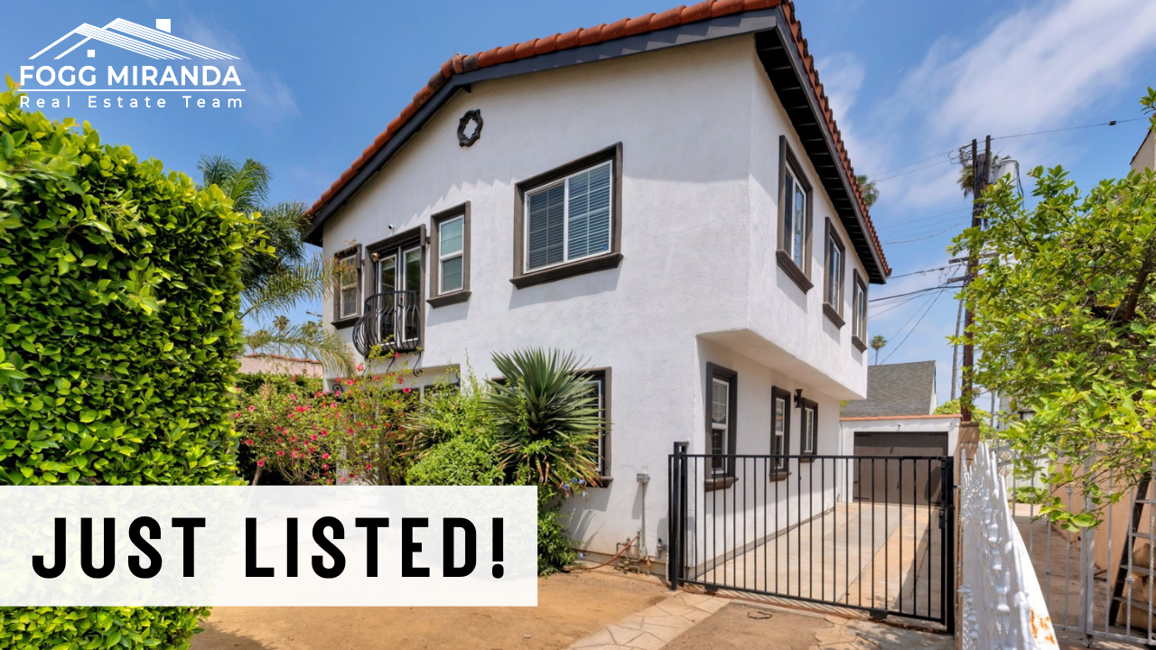 JUST LISTED in Los Angeles header image.