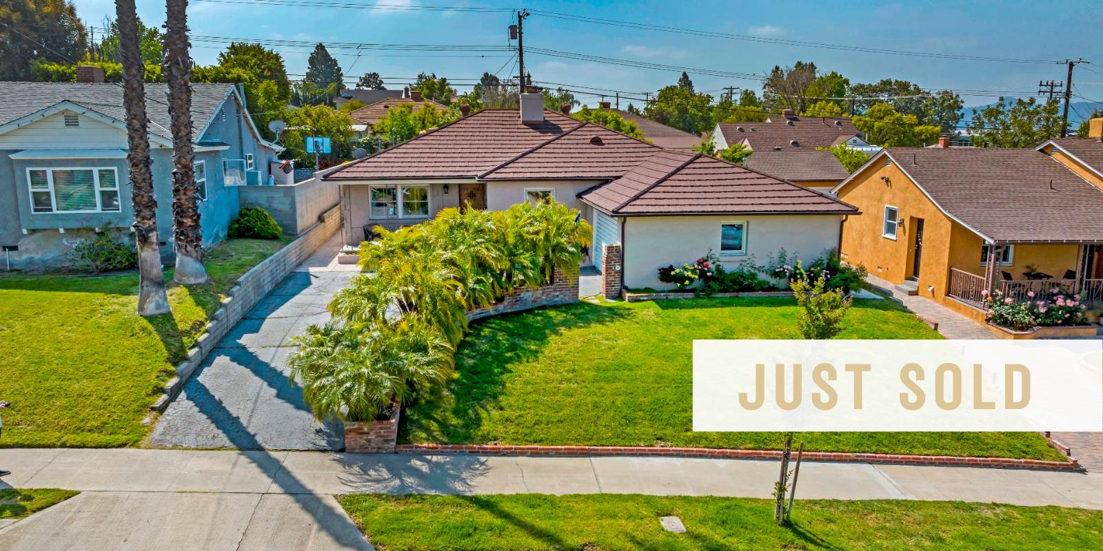 JUST SOLD in BURBANK header image.