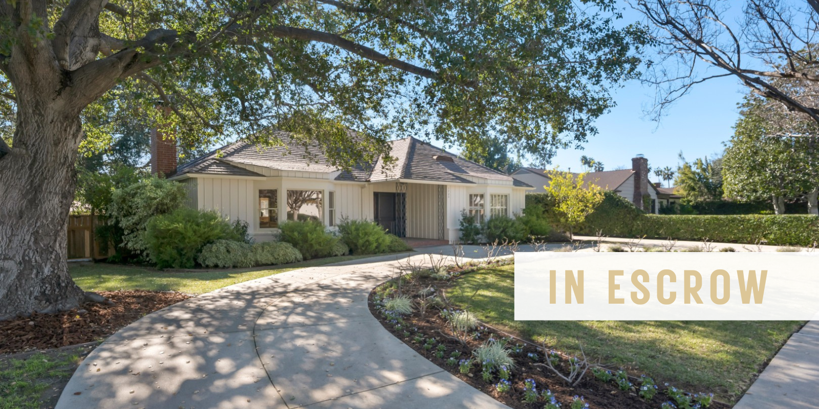 UNDER CONTRACT in Pasadena header image.