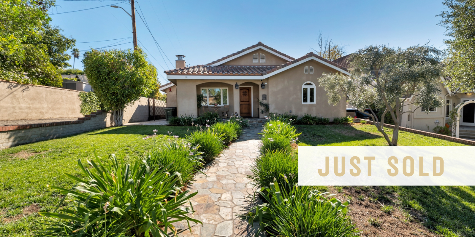 JUST SOLD in Burbank header image.