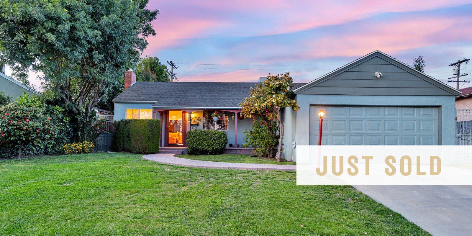 JUST SOLD in North Hollywood header image.