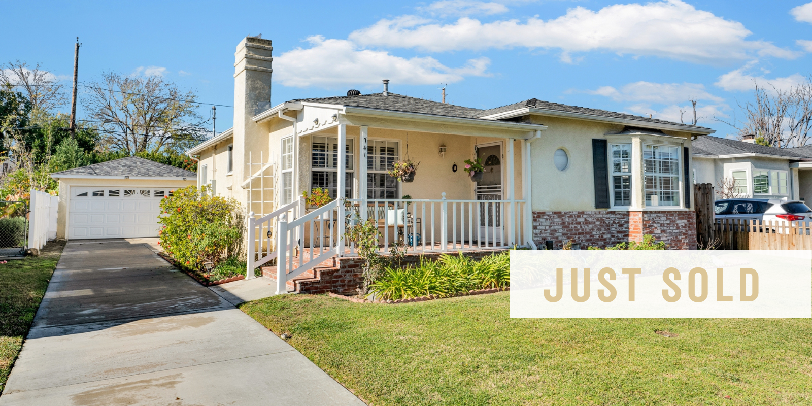JUST SOLD in Burbank header image.