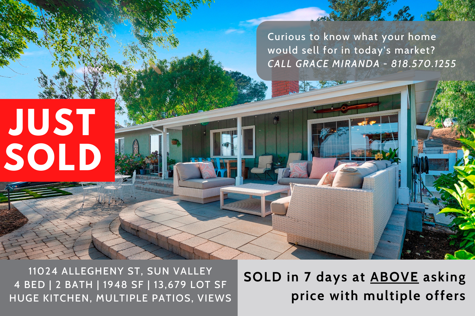 Just Sold in Sun Valley header image.