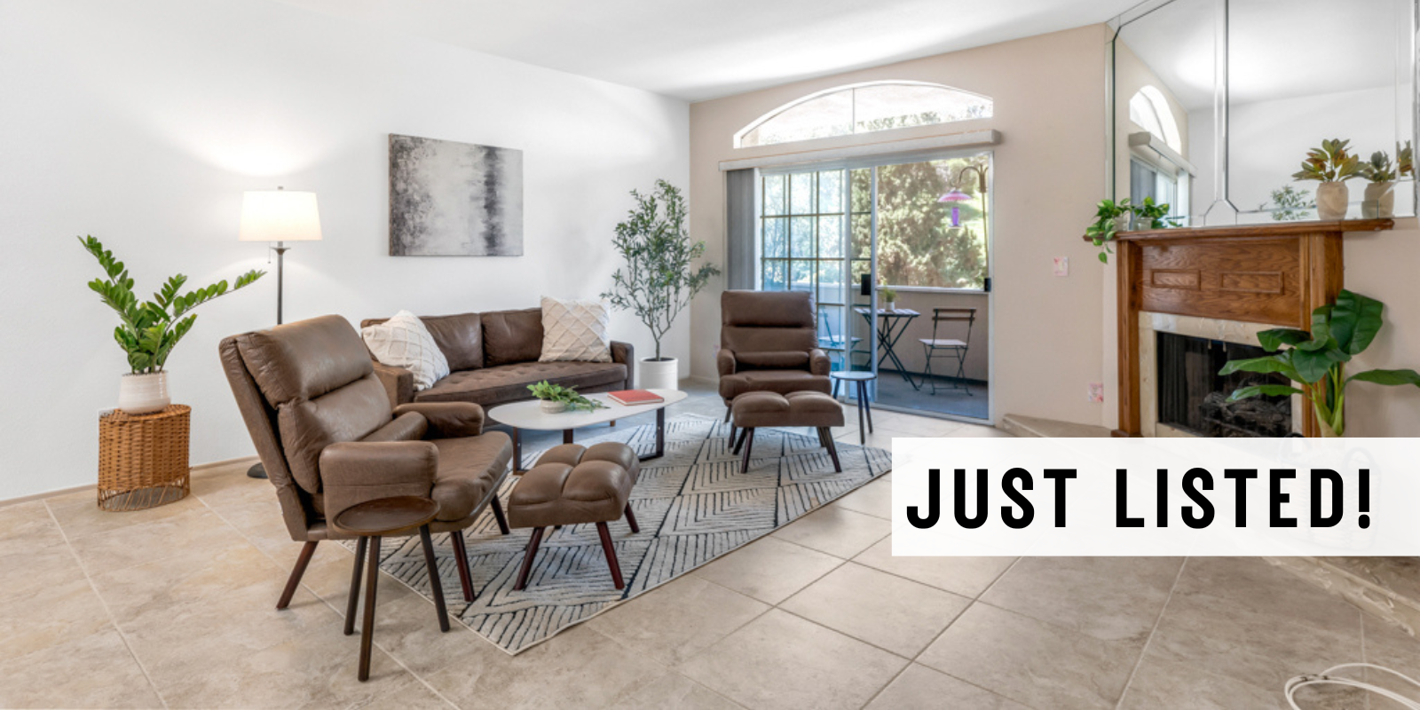 JUST LISTED in Los Angeles header image.