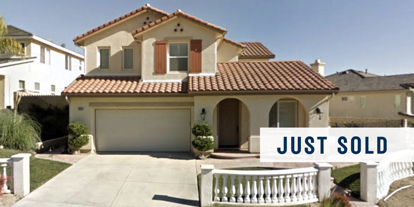 JUST SOLD in Castaic header image.